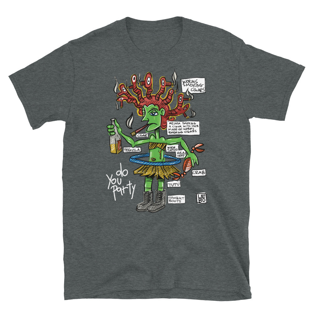 Treasures and Pleasures - Medusa – Lebo Short-Sleeve Unisex T-Shirt